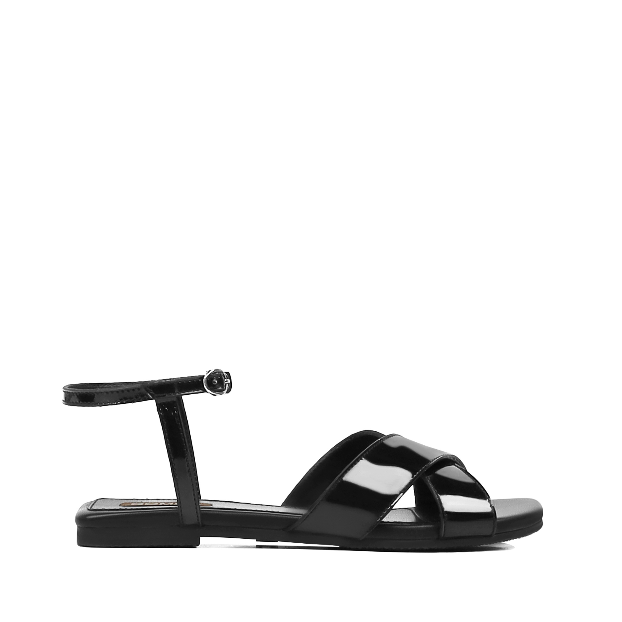 Lexi - Women's Black Strapped Sandal