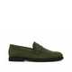 Domingo - Men's Olive Green Split Suede Loafer