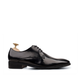 Vicente - Men's Black Leather Derby Shoe