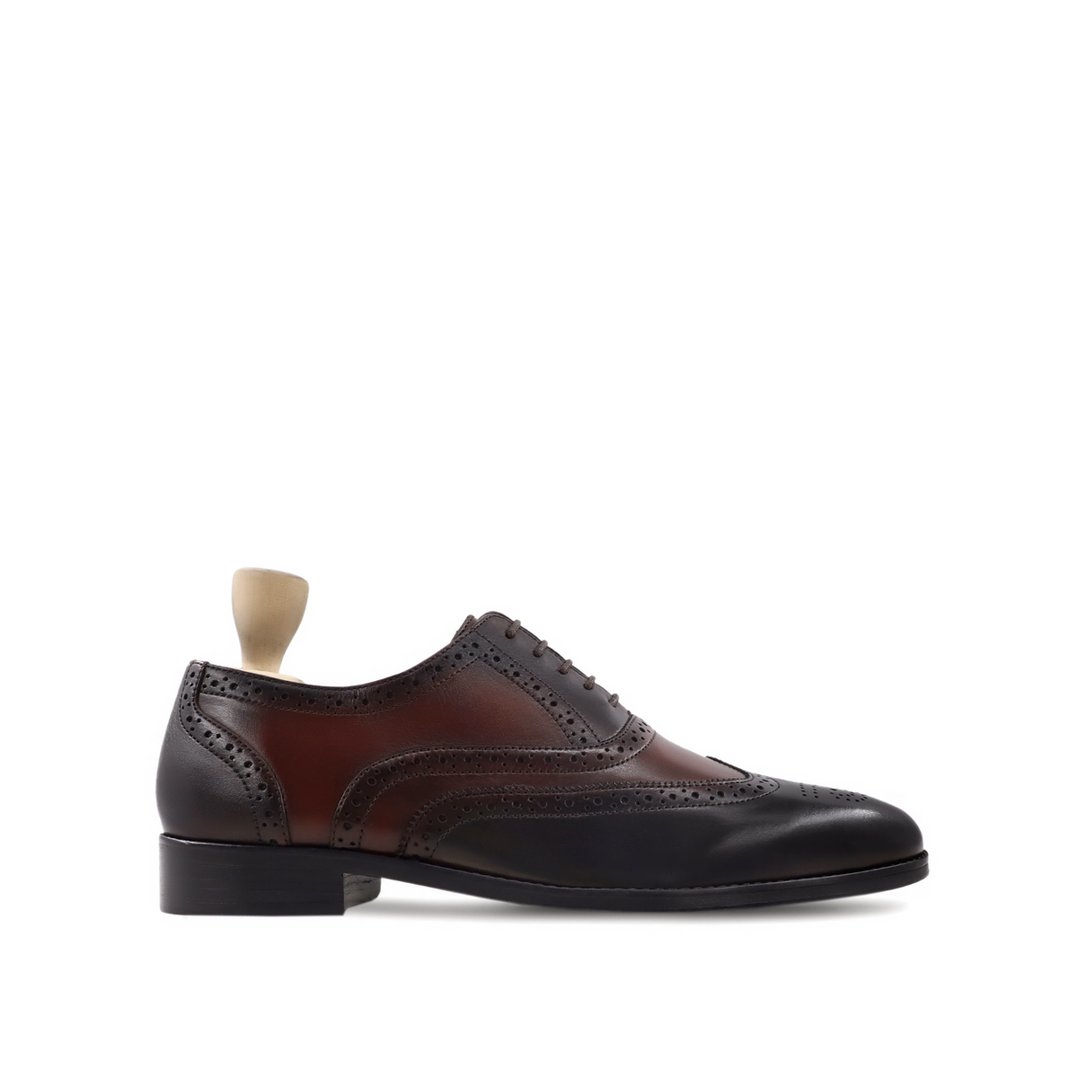 Kyla - Men's Burnished Brown Calf Leather Oxford Shoe