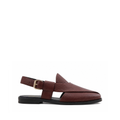 Lahti - Men's Oxblood Pebble Grain Leather Sandal