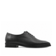 Tromso - Men's Black Pebble Grain Leather Wholecut Shoe