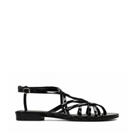 Nyla - Women's Black Strapped Sandal