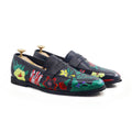 Keaton - Men's Black Hand Painted Loafer
