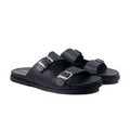 Marcos - Men's Black Calf Leather Slipper