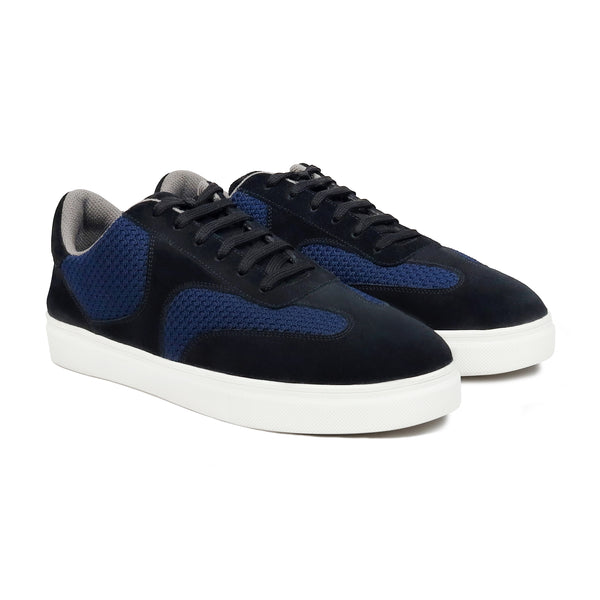 Zephyr - Men's Black and Blue Sneaker