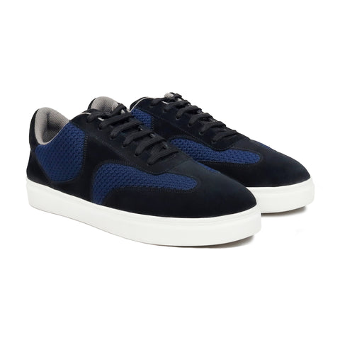 Zephyr - Men's Black and Blue Sneaker
