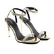Emilia - Women's Golden Strapped Heels