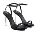 Emilia - Women's Black Strapped Heels