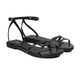 Aloura - Women's Black Strapped Sandal