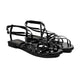 Nyla - Women's Black Strapped Sandal