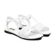 Zenya - Women's White Strapped Sandal