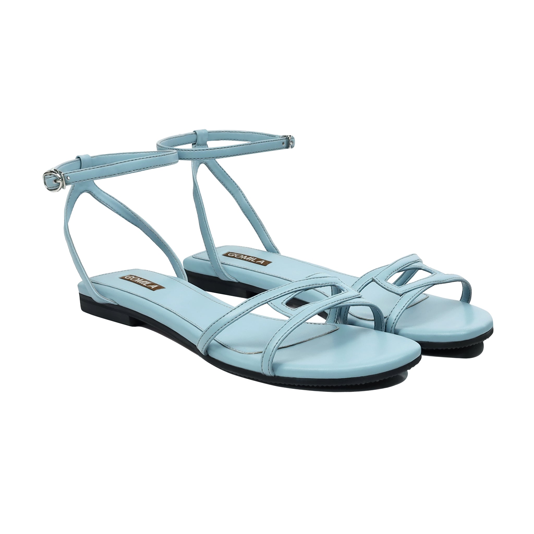 Aloura - Women's Sky Blue Strapped Sandal