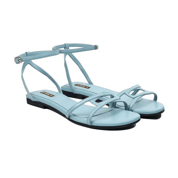 Aloura - Women's Sky Blue Strapped Sandal
