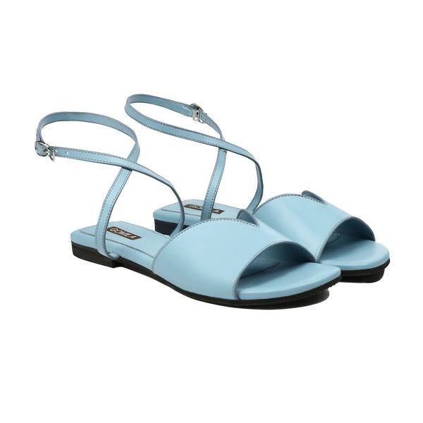 Isla - Women's Sky Blue Strapped Sandal