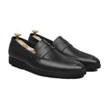 Eltor - Men's Black Calf Leather Loafer