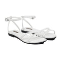 Aloura - Women's White Strapped Sandal