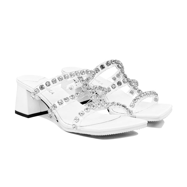 Tylia - Women's White Heel