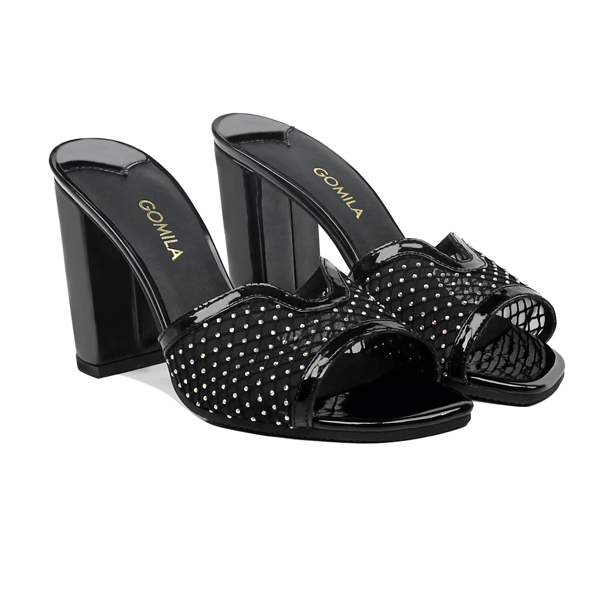 Celvia - Women's Black Heels