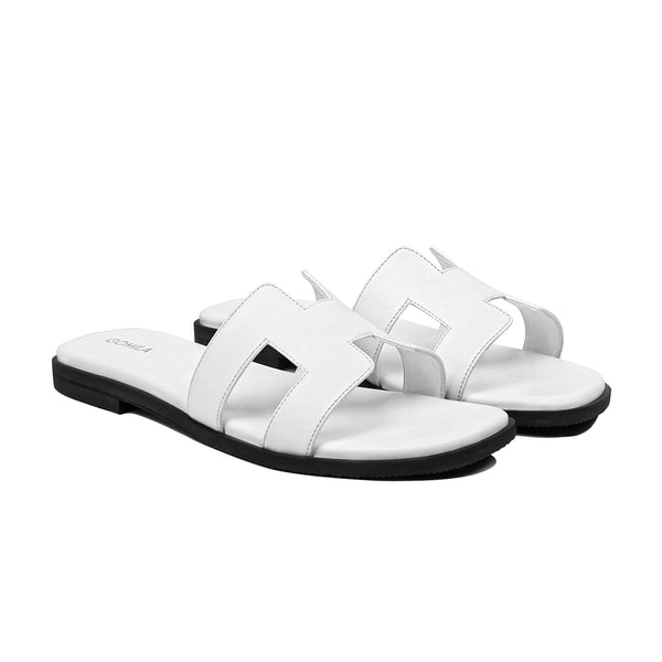Aurea - Women's White Slipper