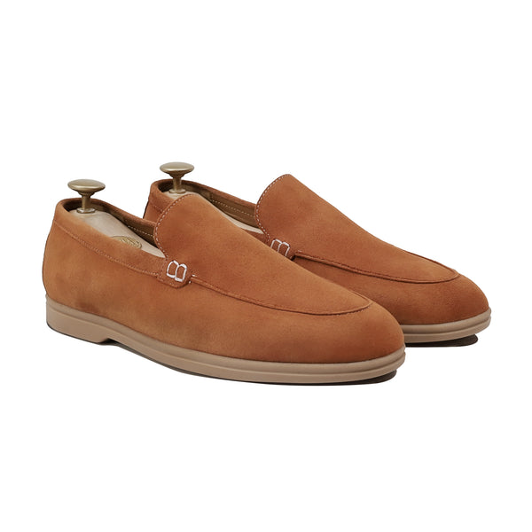 Nova - Men's Orange Tan Split Seude Loafer