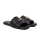 Slenza - Men's Black Calf Leather Slipper
