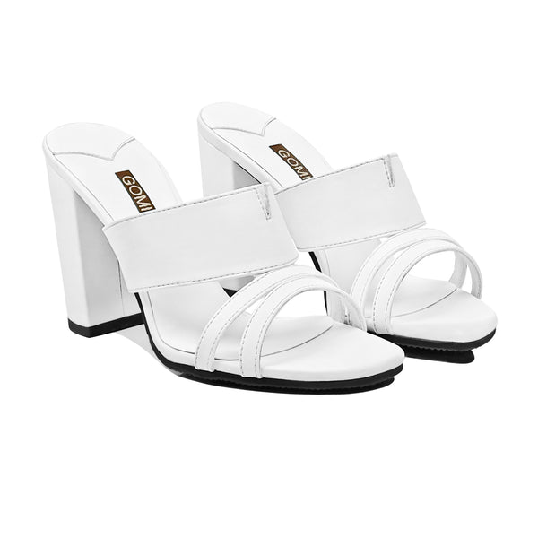 Noa - Women's White Heels