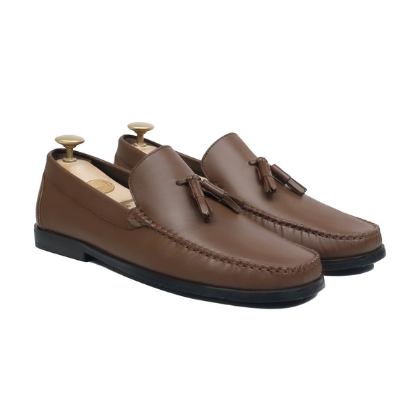 Loomis- Men's Brown Calf Leather Loafer