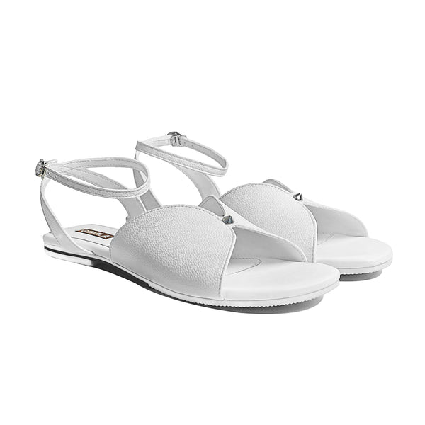 Tory - Women's White Strapped Sandal