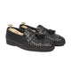 Bralton - Men's Black Hand Woven Calf Leather Loafer