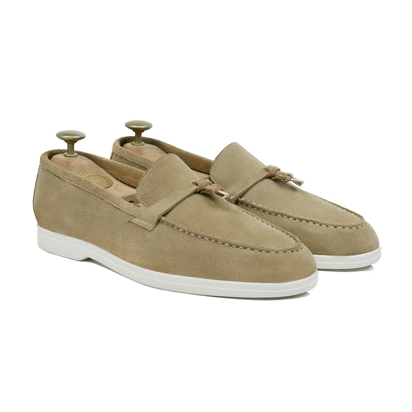 Auro - Men's Camel Suede Loafer