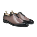Enzo - Men's Burnished Light Purple Patina Calf Leather Wholecut Shoe - Goodyear Welted