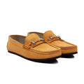 Lyla - Ladies Camel Suede Loafer