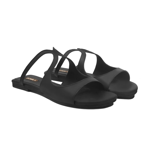 Lila - Women's Black Slipper