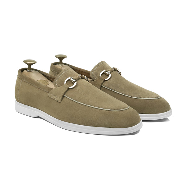 Vesco - Men's Camel Suede Loafer