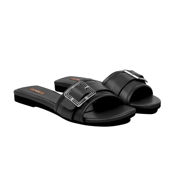 Gabriell - Women's Black Slipper