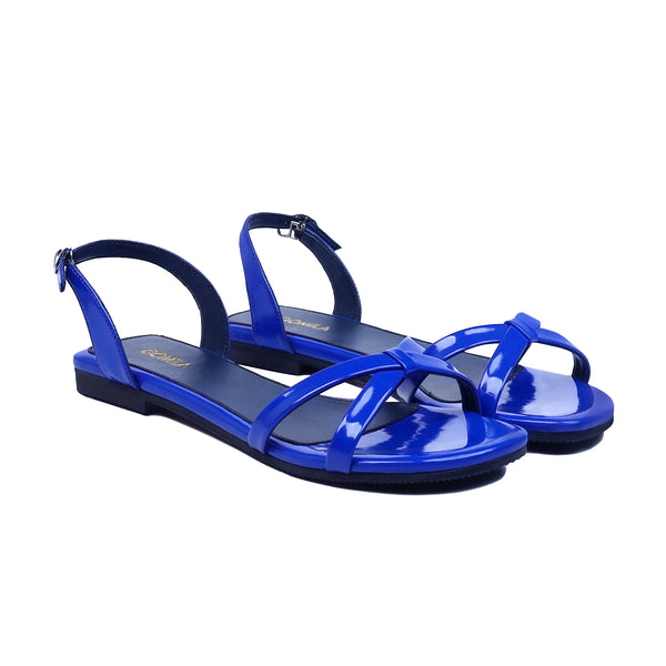 Velvetstep - Women's Blue Strapped Sandal