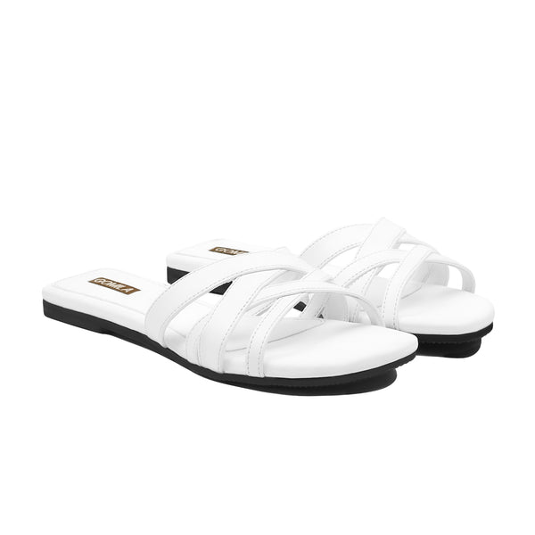 Auri - Women's White Slipper