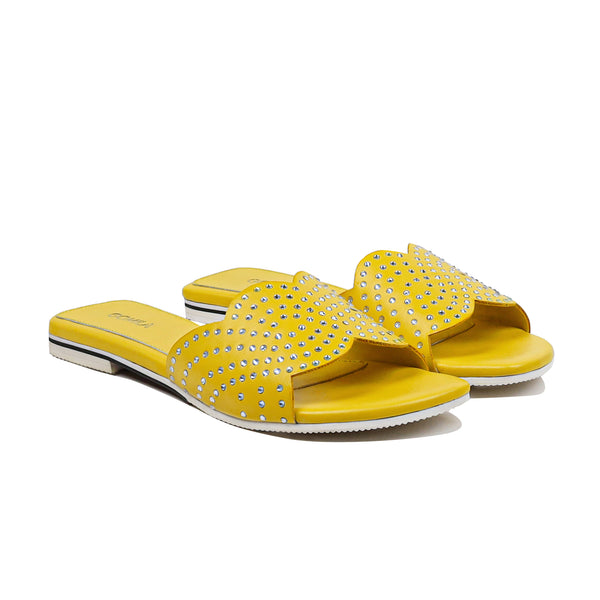 Aveline - Women's Yellow Slipper