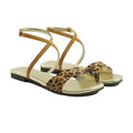 Annabelle - Women's Yellow Strapped Sandal