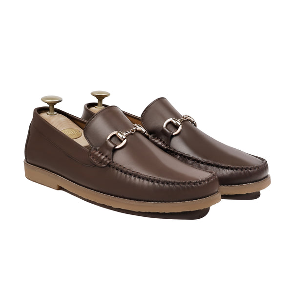 Arlo - Men's Dark Brown Calf Leather Loafer