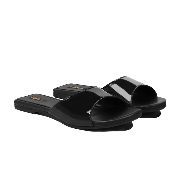 Cela - Women's Black Slipper