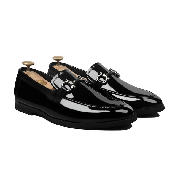 Washy - Men's Black Patent Leather Loafer
