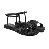 Selora - Women's Black Strapped Sandal