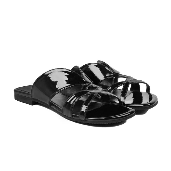 Velina - Women's Black Slipper