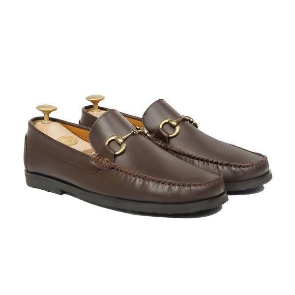 Broque - Men's Brown Calf Leather Loafer