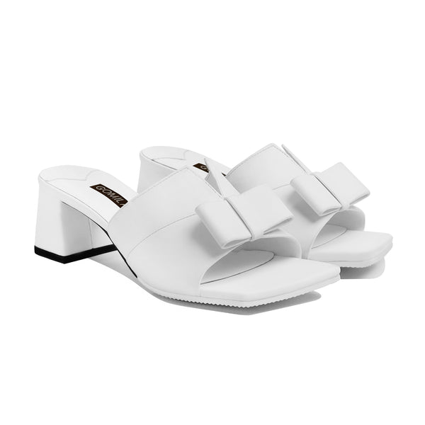 Kira - Women's White Heels