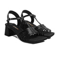 Lolo - Women's Black Strapped Heel