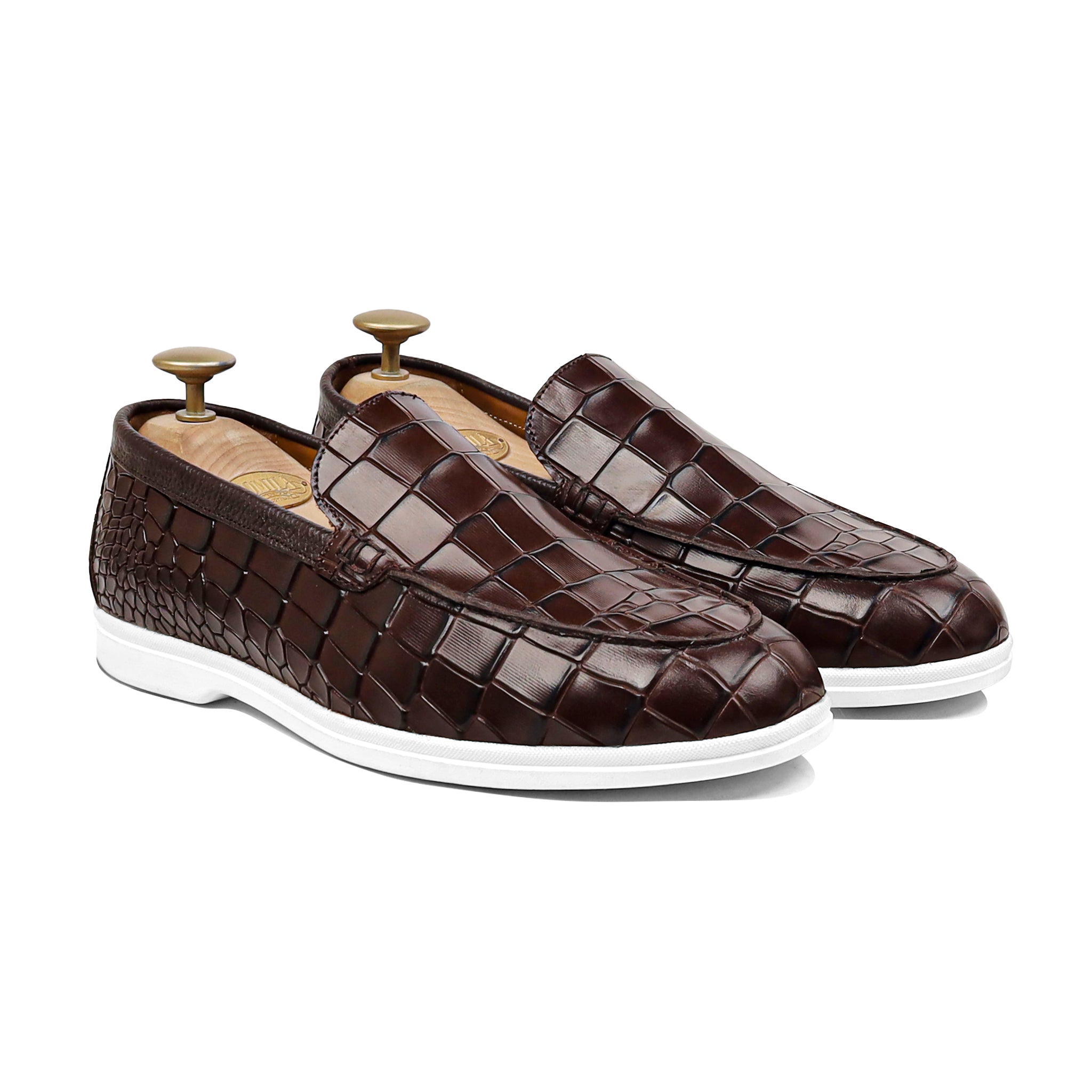 Cruz - Men's Dark Brown Calf Leather Loafer