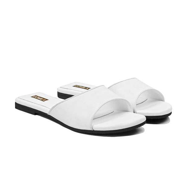 Meli - Women's White Slipper